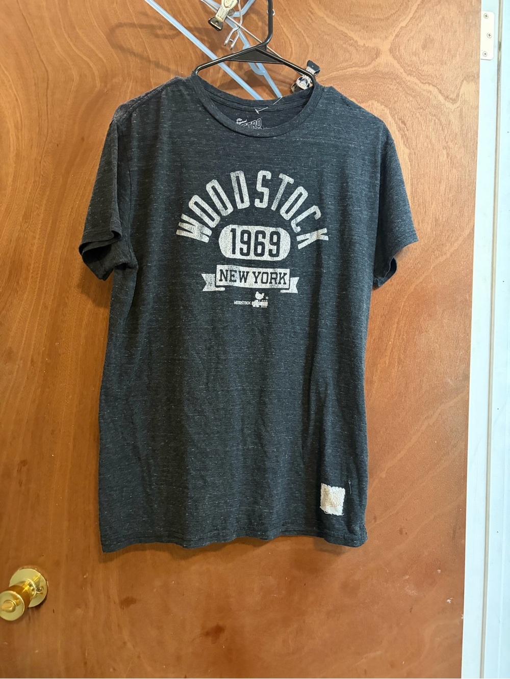Woodstock 1969 Graphic Tee - Charcoal Men’s size M